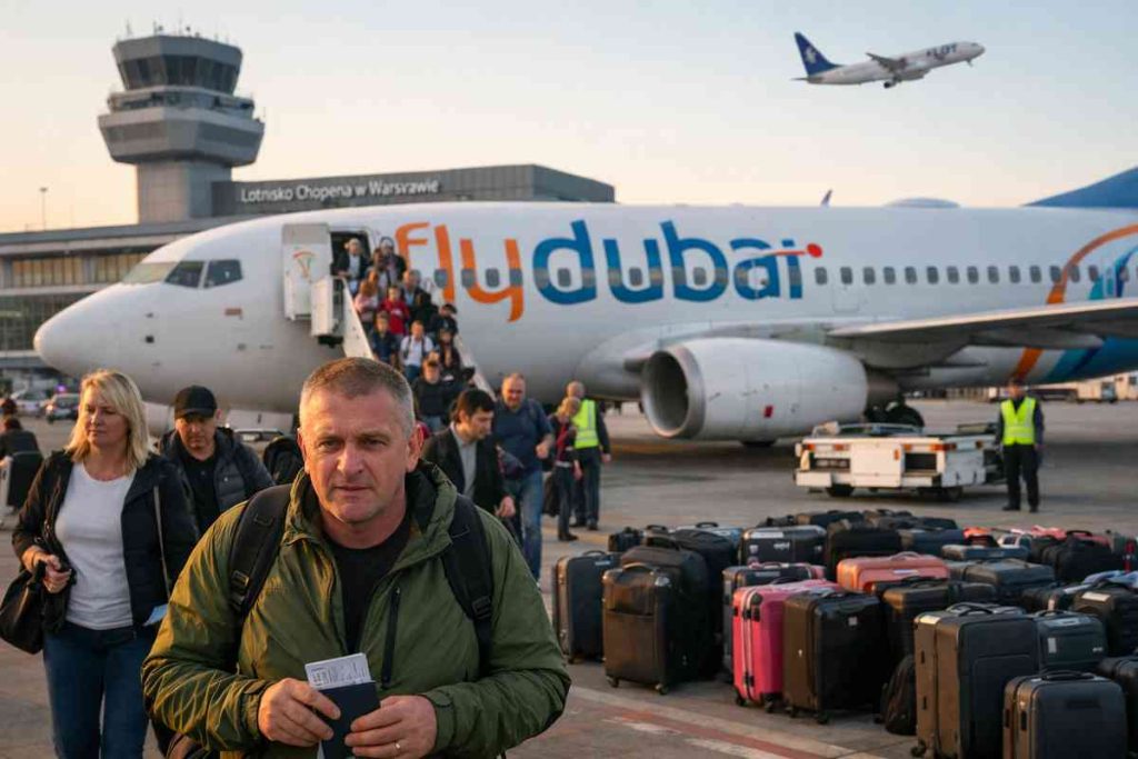 Samolot z Dubaju wylądował w Warszawie. Polscy turyści wrócili do kraju mimo napiętej sytuacji na Bliskim Wschodzie Samolot z Dubaju wylądował w Warszawie. Polscy turyści wrócili do kraju mimo napiętej sytuacji na Bliskim Wschodzie