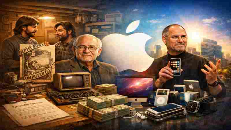 Apple: od garażu do globalnego giganta technologicznego Apple: od garażu do globalnego giganta technologicznego