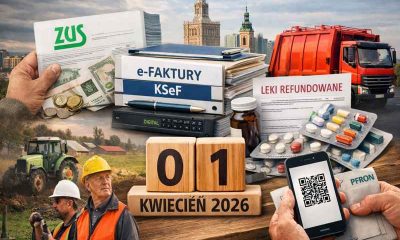 Ważne zmiany od 1 kwietnia 2026. Co oznaczają dla obywateli i firm?