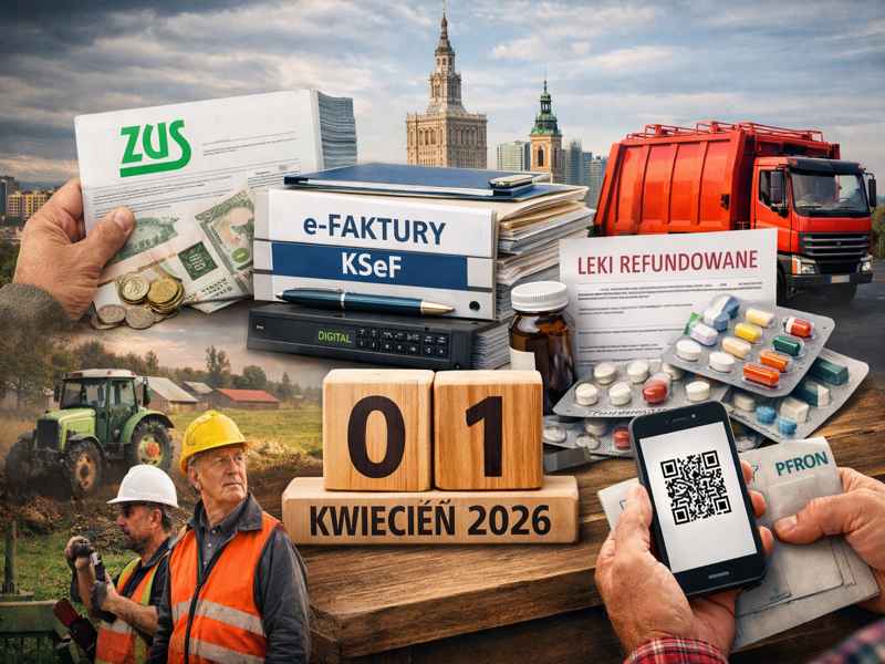 Ważne zmiany od 1 kwietnia 2026. Co oznaczają dla obywateli i firm? Ważne zmiany od 1 kwietnia 2026. Co oznaczają dla obywateli i firm?